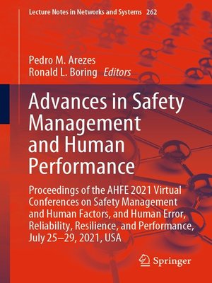 cover image of Advances in Safety Management and Human Performance